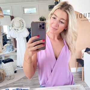 Heartloom Lavender Pink Wrap Camisole